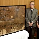 市民寄贈の資料展示 明治初期の博覧会絵図 伊賀市役所で