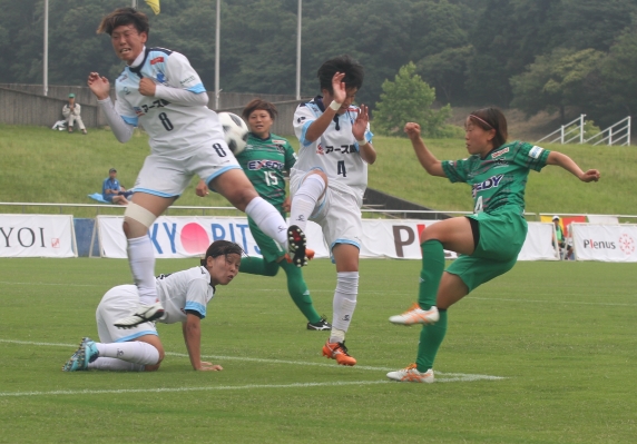 くノ一勝ち越し点奪えず　ハリマに1‐1　なでしこ杯2部