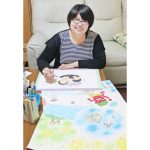 みんな喜ぶ優しいイラスト きっかけは恩師への思い 伊賀市・神村久仁江さん