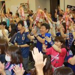 サッカーW杯 山口選手と日本代表を応援 名張市で