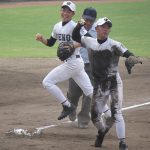 上野、白山打線に力及ばず敗退 高校野球三重大会