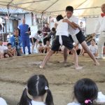 子ども相撲を奉納 府中神社会式まつり 伊賀市で