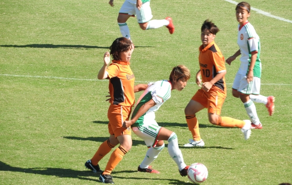 福井国体　三重代表のくノ一が決勝進出　サッカー女子