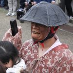 上野天神祭 鬼行列練る「足揃の儀」 伊賀市で