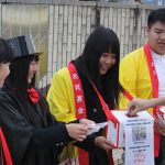 赤い羽根共同募金 高校生・高専生が駅前で呼び掛け 名張