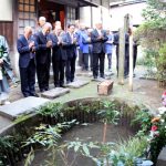 「伊賀越の仇討ち」384回忌法要 伊賀市の鍵屋の辻で