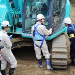 災害復旧工事現場をパトロール 名張市
