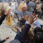 豆まきで除災・来福願う 伊賀・松本院で「節分星供」