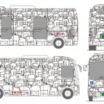 新デザインは忍者がいっぱい 伊賀市のコミバス「しらさぎ」