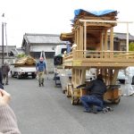 修復が完了 名張市本町のだんじり