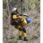 行楽期控え合同訓練 防災ヘリも 名張の赤目四十八滝