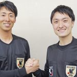大観衆のスタジアムで試合裁く サッカー1級審判員 伊賀に2人