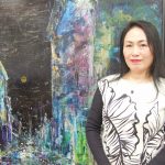 新たなスタートに 上村信恵さん絵画展 15日まで
