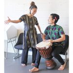 アフリカンダンス広めたい 伊賀市界外 原さん・嘉数さん