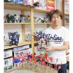 “夢の空間”でガンプラ作り 木平さん