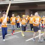 認知症に理解を 112人がたすきつなぎ啓発 伊賀・名張で