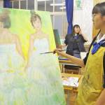 高校美術部の選抜作品展 U-KNIT展 7・8日