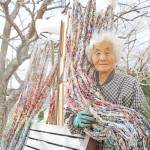 「万羽鶴」幸多い年に 伊賀市下郡