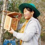 「ひな育てて」 比奈知小児童が手作り巣箱 名張市の公園で