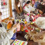 「餅花」鮮やかに“満開” 名張・蛭子神社で縁起物作り