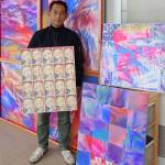 教諭退職記念 現代アートの個展・8日まで 伊賀市の堂本さん