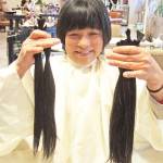 伸ばした髪 必要とする人に 広がるヘアドネーション