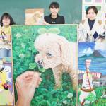 卒業作品展 伊賀白鳳高美術部 28・29日