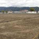 上野運動公園プール跡地 人工芝から土に計画変更 国体で多目的広場に整備