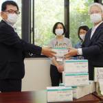 マスクや手袋を地域に配布 企業と団体が名張市善意銀行に寄付