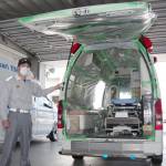 新型コロナ 感染者移送備え救急車に対策 名張市消防本部