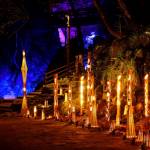 赤目滝彩る竹あかり 親子で作ろう 9日に名張で