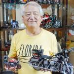 光沢まで「本物らしく」プラモデルが評判 名張の岡田さん