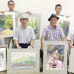 1年分の力作見て 名張水彩画会作品展 15日から