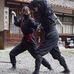 黒党まつりで忍術演武奉納 “忍者犬”も初登場 伊賀・敢國神社