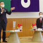 知事と名張市長がコロナ対策で対談 感染者退院後にアンケート実施へ