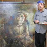 油絵50年節目に 久保さん初個展 21日から伊賀市で