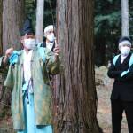 「鬼」射抜き 無病息災願う 名張・正八幡宮