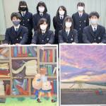 今春卒業生の作品並ぶ 名張青峰高の美術部展 13、14日