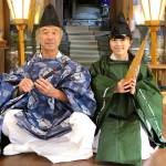 継承 欠かせぬ雅楽の調べ 伊賀・緑ヶ丘中2年の的塲さん