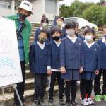 薦原シンボルマーク誕生 児童アイデアを地元デザイナーが形に