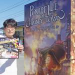 プペルバスが名張に登場 車内は「光る絵本展」 27、28日