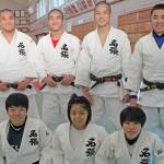 高校柔道全国大会で健闘誓う 名張高から7人出場