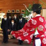 風わたる青山高原で山開き 来訪者の安全祈願 津・伊賀市境