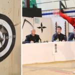 三重国体先駆けデモ競技開催 伊賀流手裏剣打スポーツ