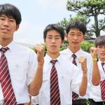 高校総体陸上競技(2)伊賀白鳳 3種目に4人