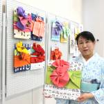 帯結びさまざま 伊賀市で6日まで作品展