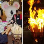 東京パラ聖火 名張ゆかりの火を統合 市役所でイベント