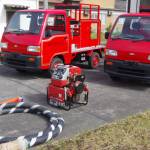 消防車両とポンプをオークション出品 名張市