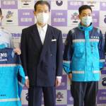 感染防止衣を市に寄贈 名張の特殊塗料メーカー