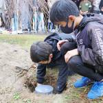 タイムカプセル埋設 20歳の自分へ手紙 名張・梅が丘小